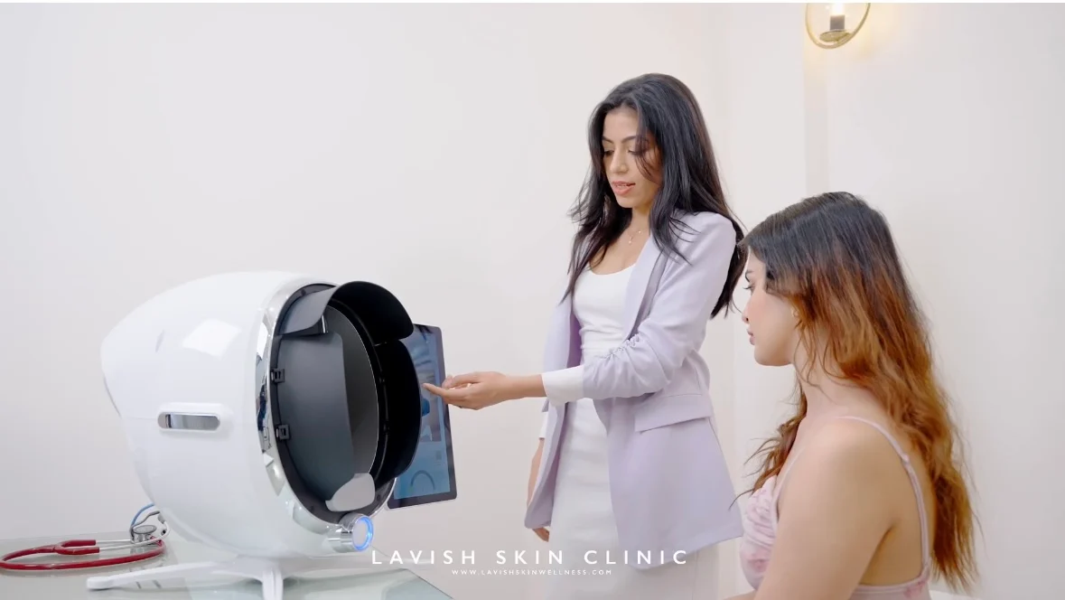 Lavish Skin Clinic reception lounge